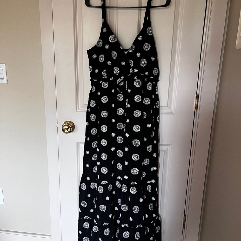 Black and White Maxi Dress